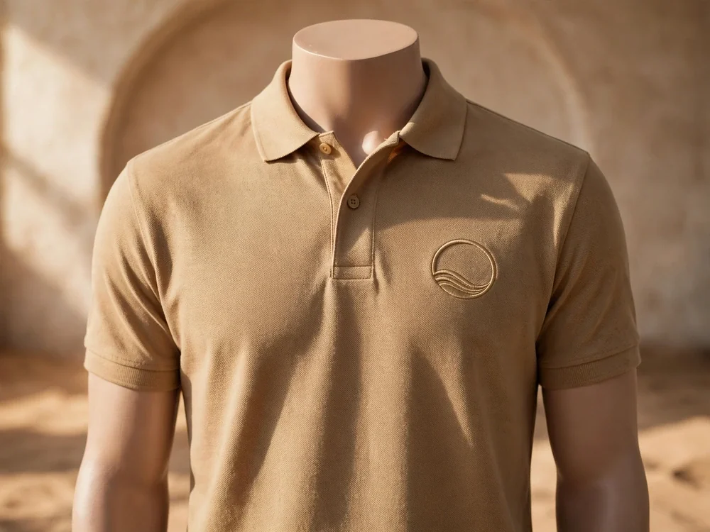 Finished branded polo