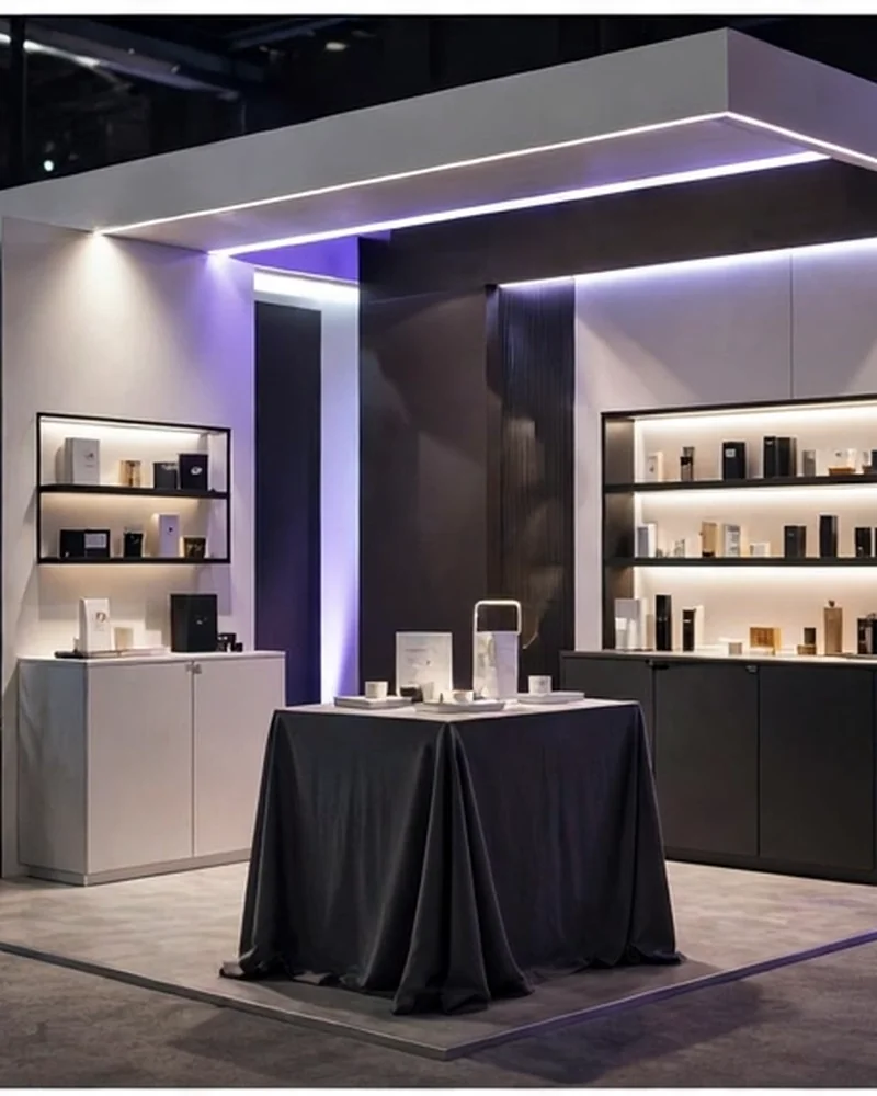 Premium branded exhibition booth