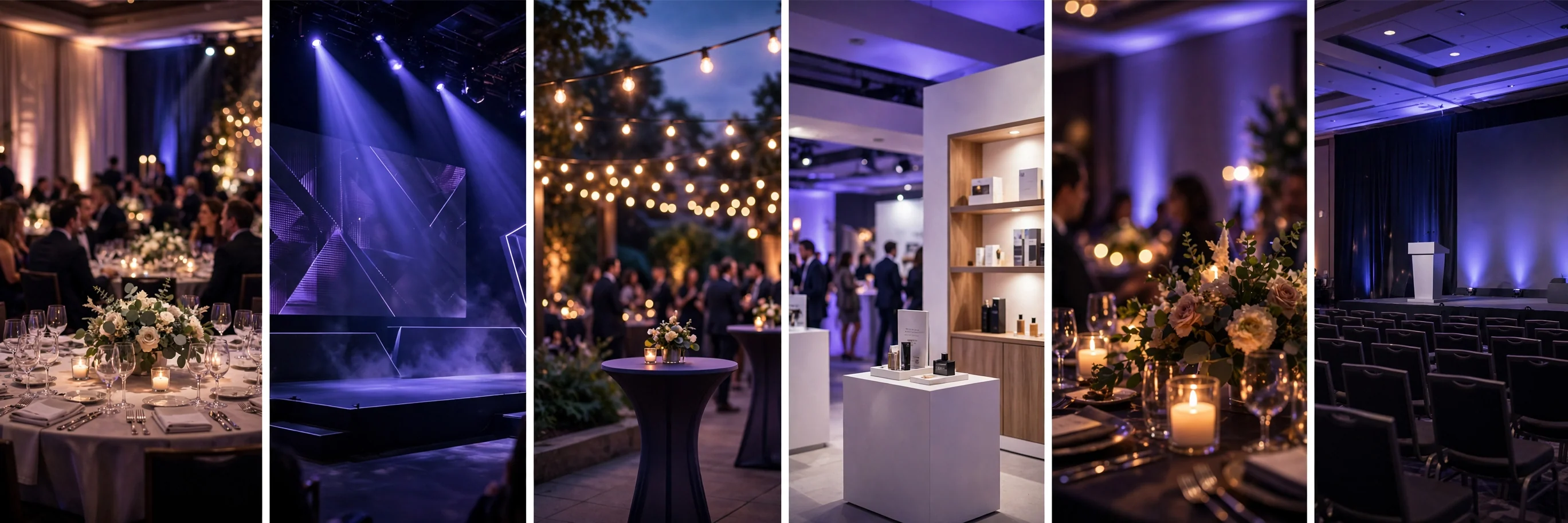 Recent event projects — galas, launches, receptions and exhibitions by Oasis Milano