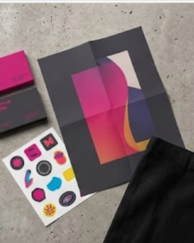 Bold creative studio brand identity and assets