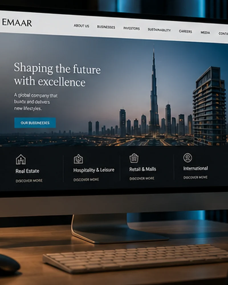 Emaar corporate website
